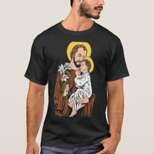 St Joseph and Child Jesus Consecration 2021 Cathol T-Shirt