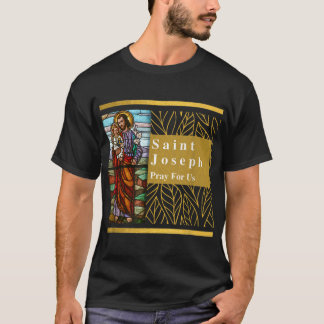 St. Joseph and Infant Jesus Saint Joseph Catholic T-Shirt