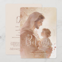 St. Joseph Baby Jesus Christian Baptism LPM26
