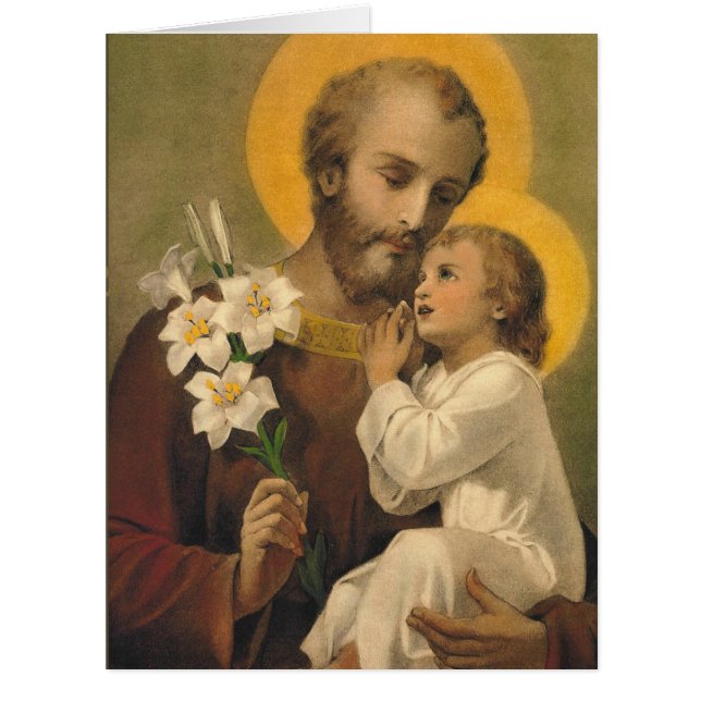 St. Joseph Baby Jesus  Lily (Front)