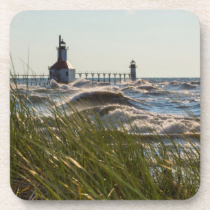 St Joseph Behind Sea Oats Coaster