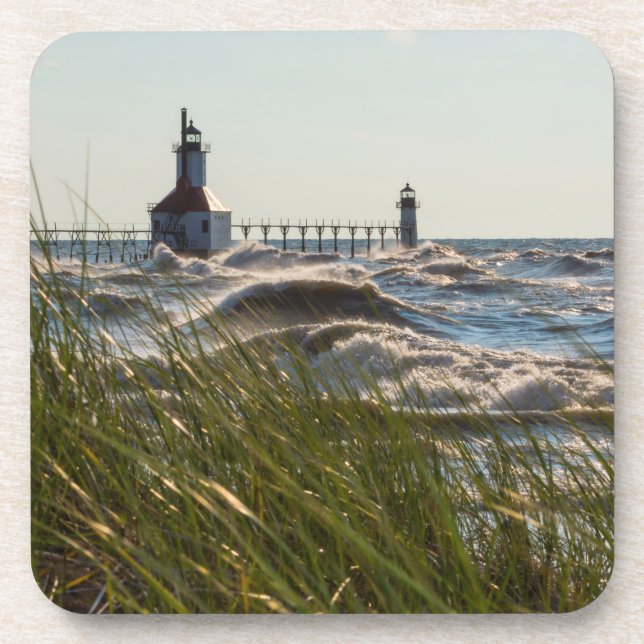 St Joseph Behind Sea Oats Coaster (Front)