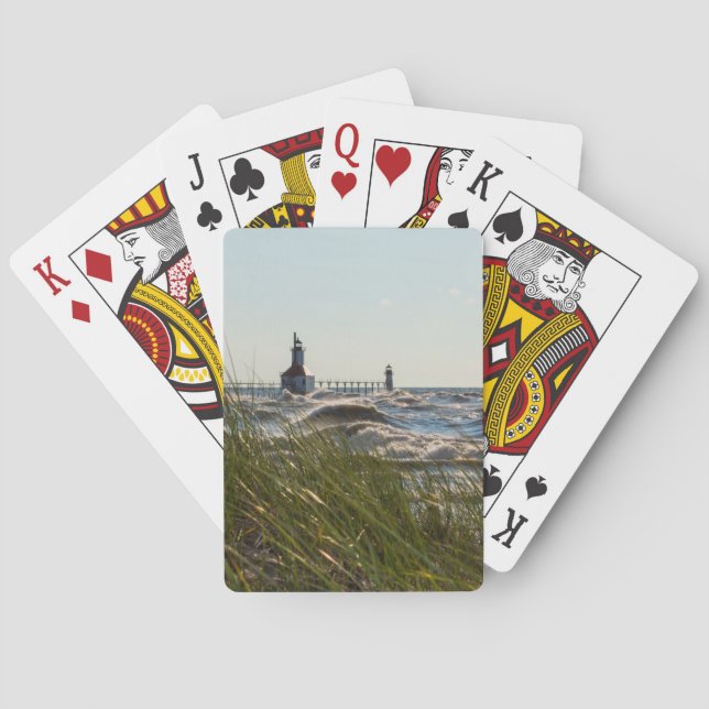 St Joseph Behind Sea Oats Playing Cards (Back)