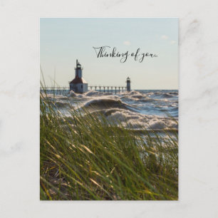 St Joseph Behind Sea Oats Thinking Of You Postcard