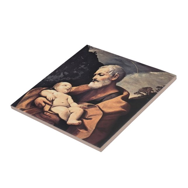 St Joseph by Guido Reni Tile (Side)