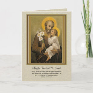 ST. JOSEPH CARD