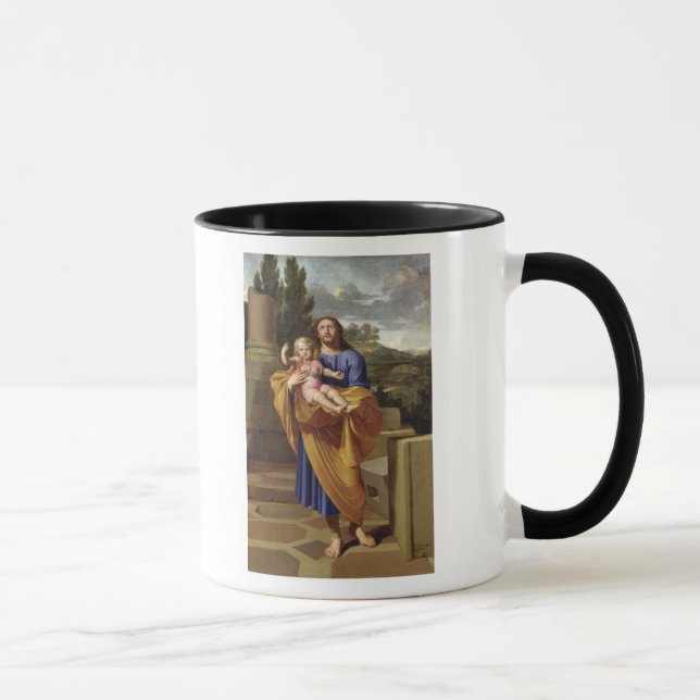 St. Joseph Carrying the Infant Jesus, 1665 Mug (Right)