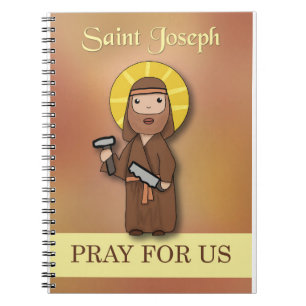 St. Joseph Catholic Feast Saints Day Pray for Us Notebook