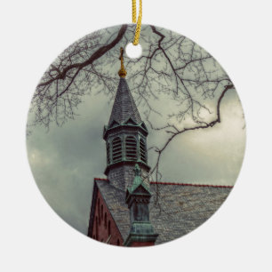 St Joseph Chapel Ceramic Tree Decoration