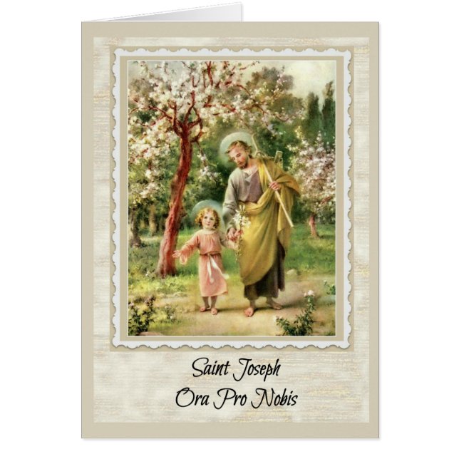 St. Joseph Child Jesus Holding Hands (Front)