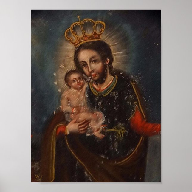 St Joseph Crowned with Infant Jesus Poster (Front)