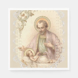 St. Joseph Day Feast Napkins