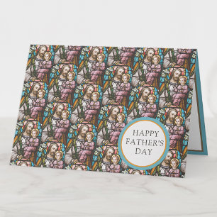St. Joseph  Fathers Day Catholic Religious  Card