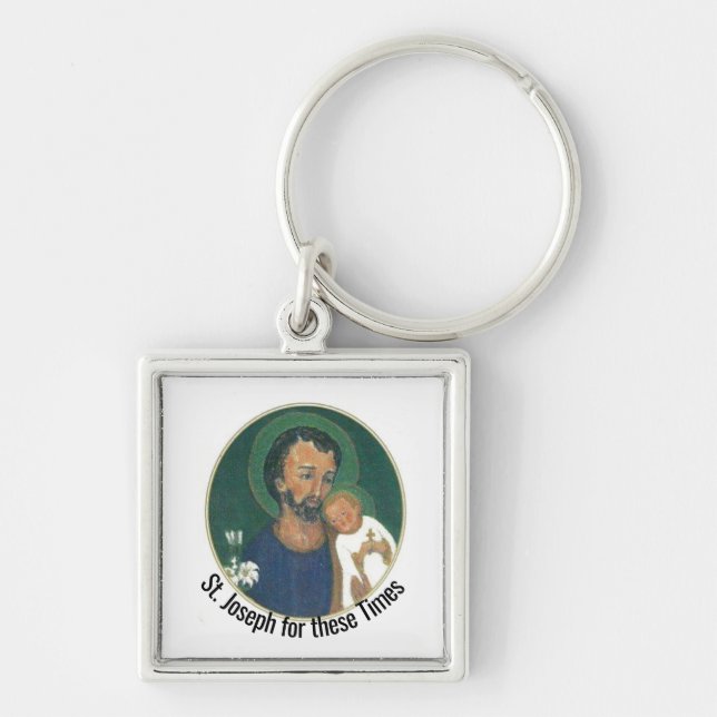 St Joseph for these Times Key Ring (Front)