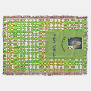 St Joseph for these Times Throw Blanket