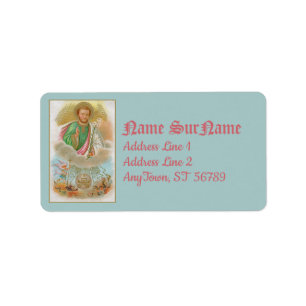 St. Joseph from a ‘Pilgrimage Card’ (B 01) Label
