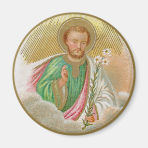St. Joseph from a ‘Pilgrimage Card’ (Detail; B 01) Magnet