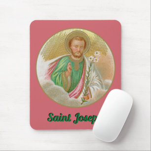 St. Joseph from a ‘Pilgrimage Card’ (Detail; B 01) Mouse Pad