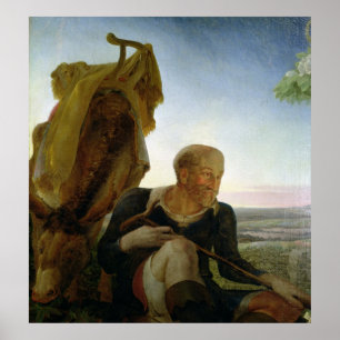 St Joseph from 'Rest on the Flight into Egypt' Poster