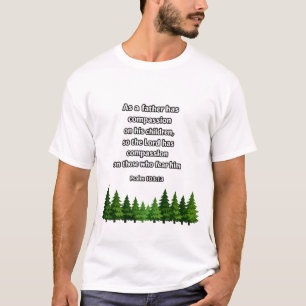 St Joseph Inspired Christian Dad Gift, Faithful  T-Shirt
