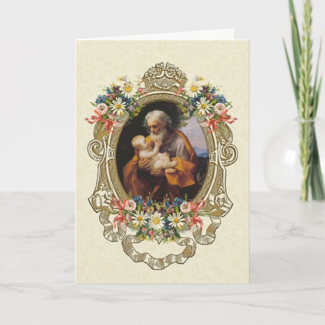 St. Joseph Jesus Catholic Condolence Thank You Card (Front)