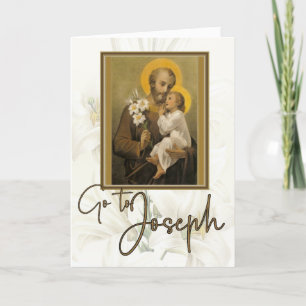 St. Joseph Jesus Catholic Religious Pope Pius IX Holiday Card
