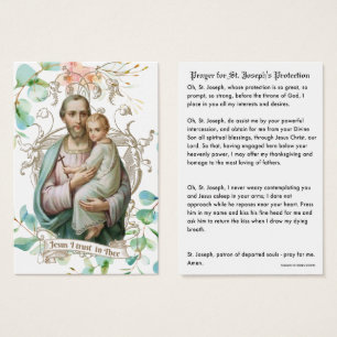 St. Joseph Jesus Protection Prayer Catholic