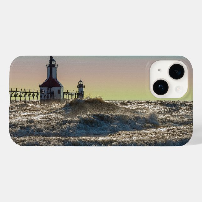 St Joseph Lighthouse Painterly Case-Mate iPhone Ca Case (Back (Horizontal))