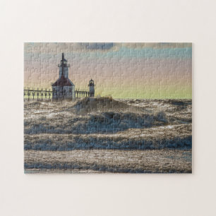 St Joseph Lighthouse Painterly Jigsaw Puzzle