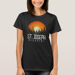 St Joseph Missouri MO Retro Vintage 70s 80s 90s T-Shirt