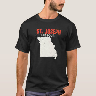 St Joseph Missouri USA State America Travel Missou T-Shirt