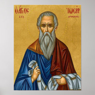St. Joseph of Arimathea Orthodox Icon Print       