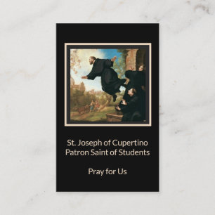 St. Joseph of Cupertino Catholic Holy Card