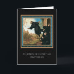 St. Joseph of Cupertino Catholic Prayer Card<br><div class="desc">St. Joseph of Cupertino, Patron Saint of Students. INSIDE PRAYER: This powerful prayer is very effective in examinations. It has to be said before appearing in the examination. O Great St. Joseph of Cupertino who while on earth did obtain from God the grace to be asked at your examination only...</div>