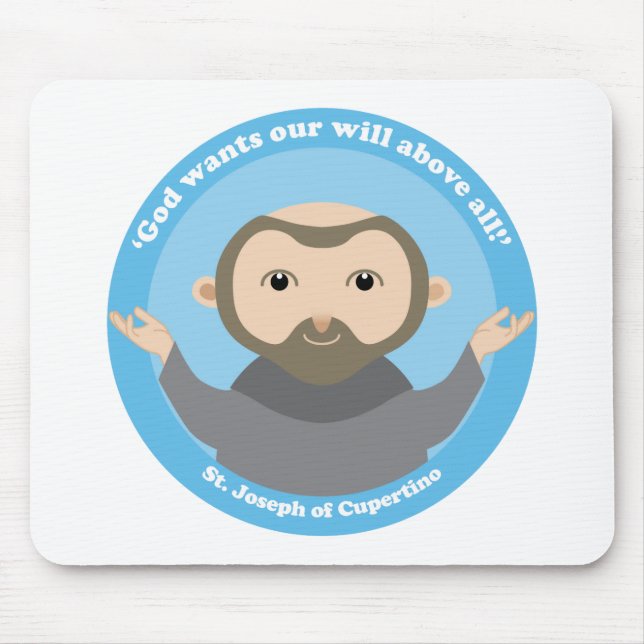 St. Joseph of Cupertino Mouse Pad (Front)