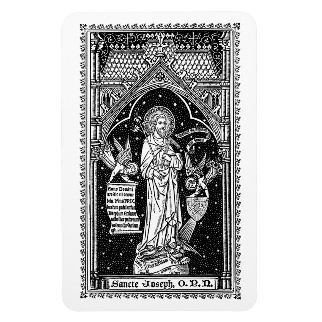 St. Joseph, Patron of the Church (DT 01) Magnet (Vertical)