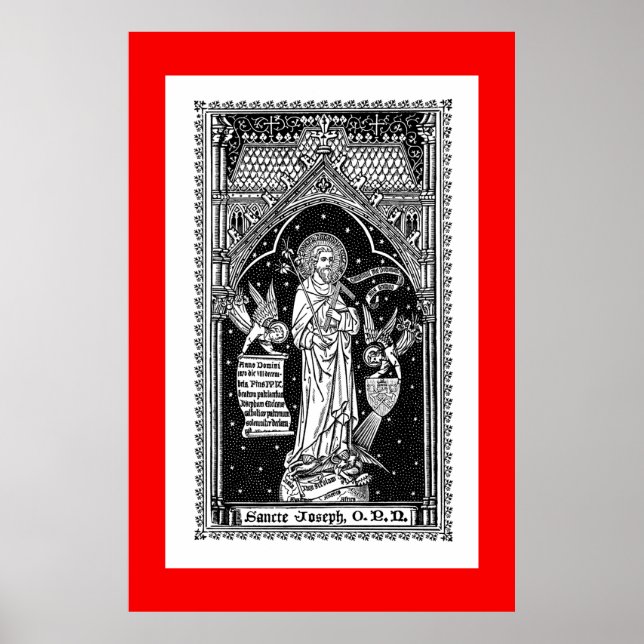 St. Joseph, Patron of the Church (DT 01) Poster (Front)