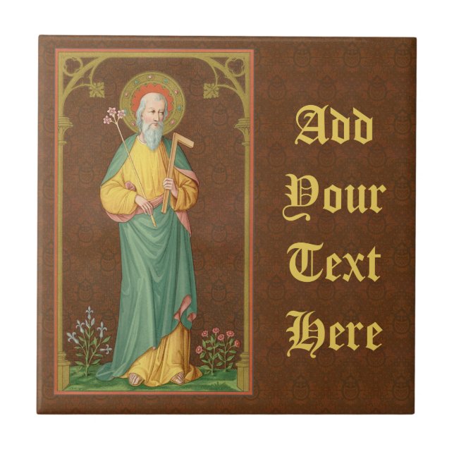 St. Joseph (SAU 35) Ceramic Tile (Front)