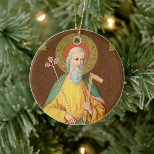 St. Joseph (SAU 35) Circular Ceramic Ornament