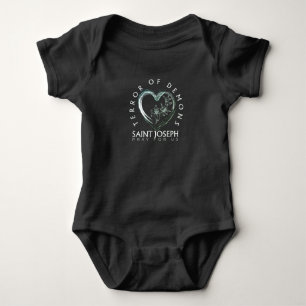 St Joseph Terror of Demons Baby Bodysuit