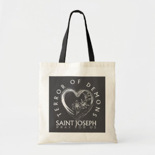 St Joseph Terror of Demons Tote Bag