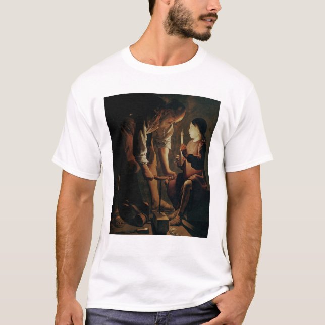 St. Joseph, the Carpenter T-Shirt (Front)