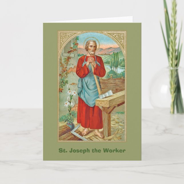 St. Joseph the Worker (BK 31) Card (Front)