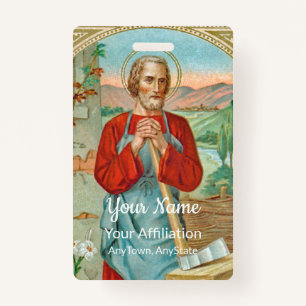 St. Joseph the Worker (BK 31) ID Badge