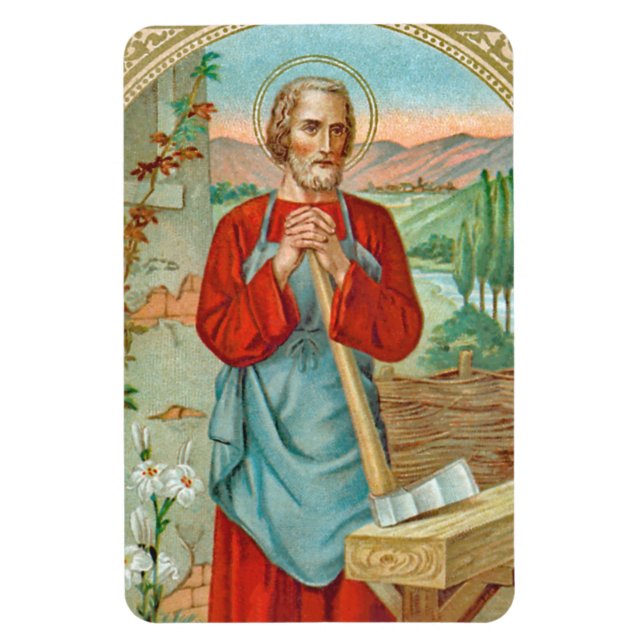 St. Joseph the Worker (BK 31) Magnet (Vertical)