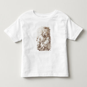 St. Joseph with the Sleeping Christ Child (pen & b Toddler T-Shirt