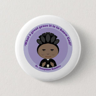 St. Josephine Bakhita 6 Cm Round Badge