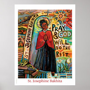 St. Josephine Bakhita Catholic Classroom poster