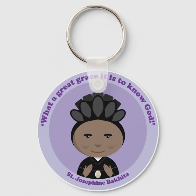 St. Josephine Bakhita Key Ring (Front)