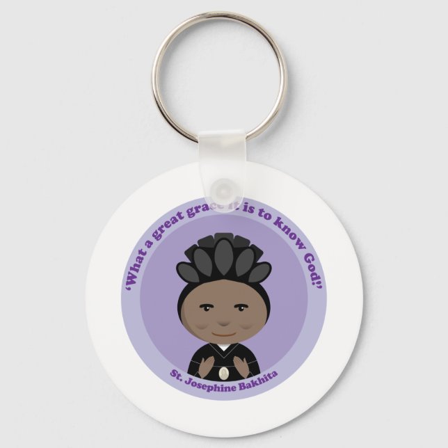 St. Josephine Bakhita Key Ring (Front)